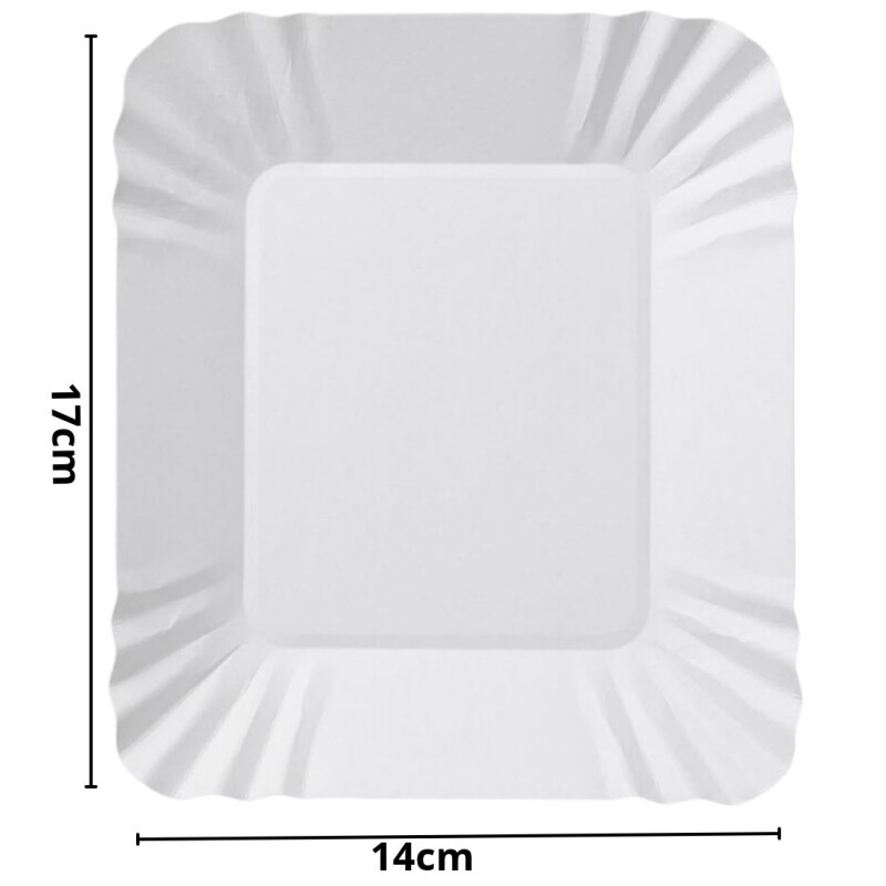 BANDEJA DE CARTÓN 50 UNI • 17x14cm BANDEJA DE CARTÓN 50 UNI • 17x14cm