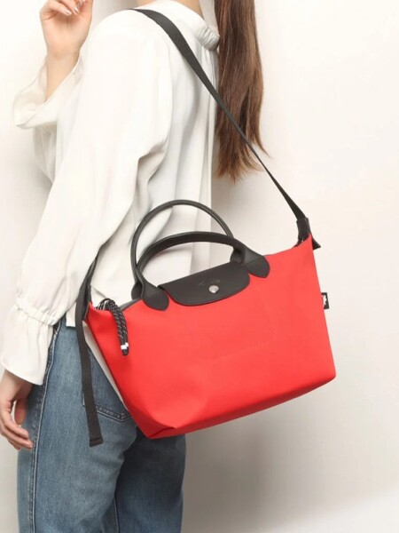 Longchamp -Cartera de lona, Le pliage Energy Rojo