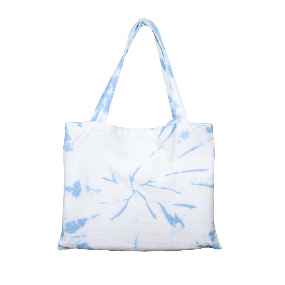 TOTEBAG - ALGODON-RECICLADO CELESTE TIE DYE 