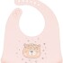 Babero silicona KIKKABOO Rosa savanna