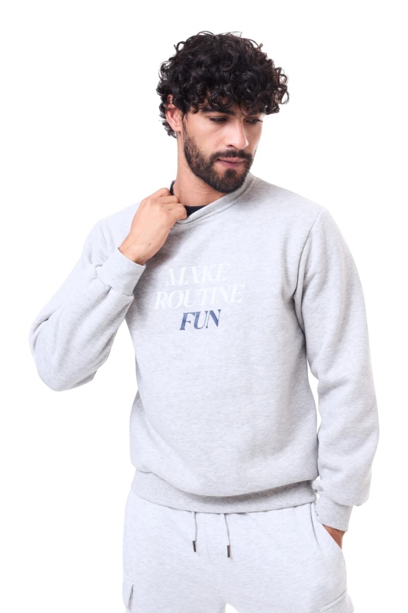 Buzo Felpa Ambato Gris