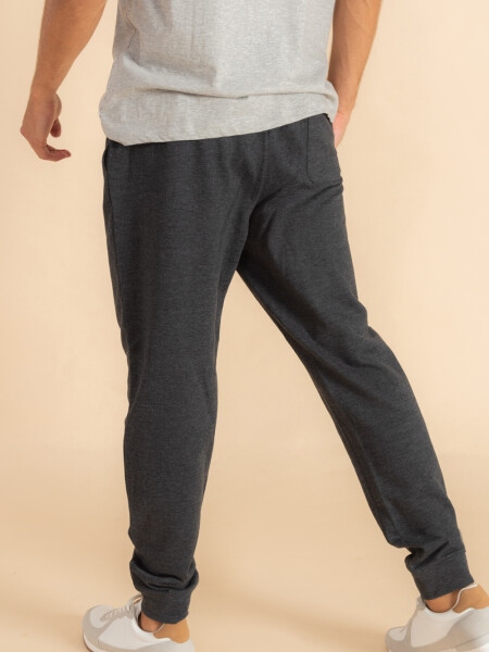 Pantalón deportivo con puño Gris Oscuro