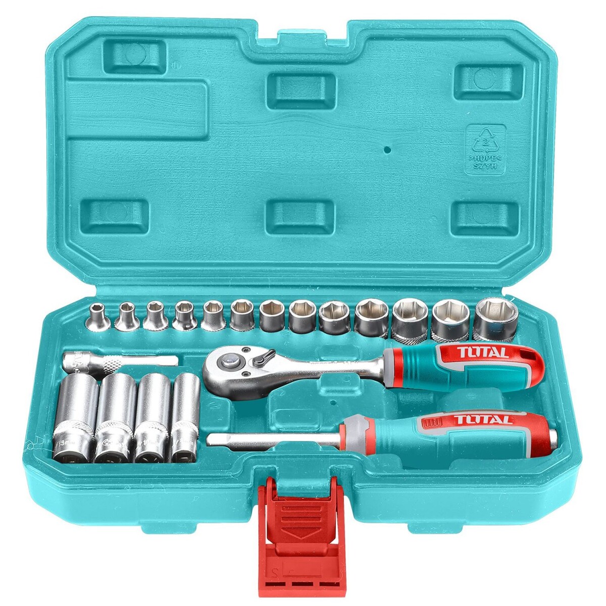 Juego De Dados Y Llave Crique 1/4" - 20 Piezas 