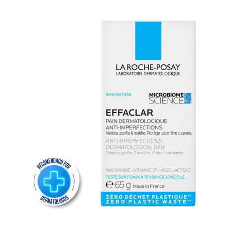 Jabón Facial La Roche-Posay Effaclar Barra Limpiadora 65g Jabón Facial La Roche-Posay Effaclar Barra Limpiadora 65g