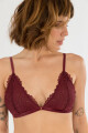 Triangulo moraea Bordeaux oscuro
