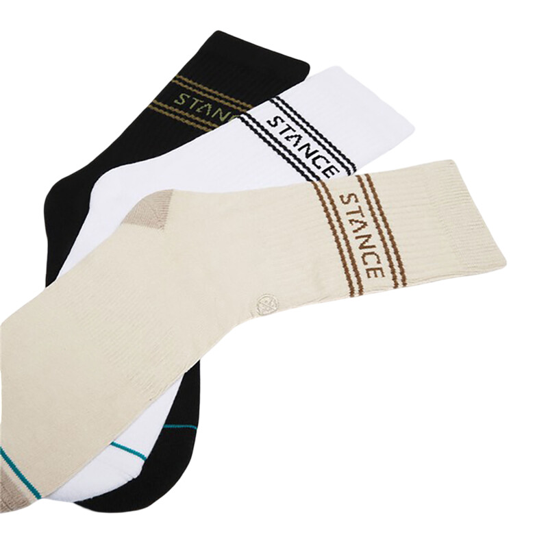 Medias Stance Basic 3 Pack - Multicolor Medias Stance Basic 3 Pack - Multicolor