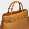 Cartera de mano Bay en cuero graneado Cuoio