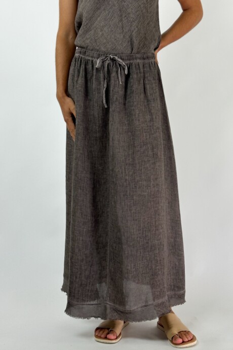POLLERA AMAPOLA Marron