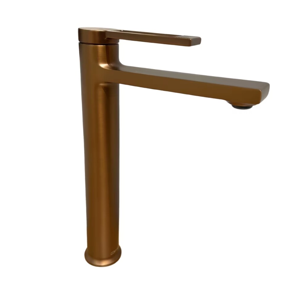 Grifería de lavatorio Monocomando de mesada Alto Elar Bronce cepillado Grifería De Lavatorio Monocomando De Mesada Alto Elar Bronce Cepillado