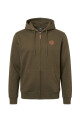 Campera O'Neill Full Zip Leather Patch Verde