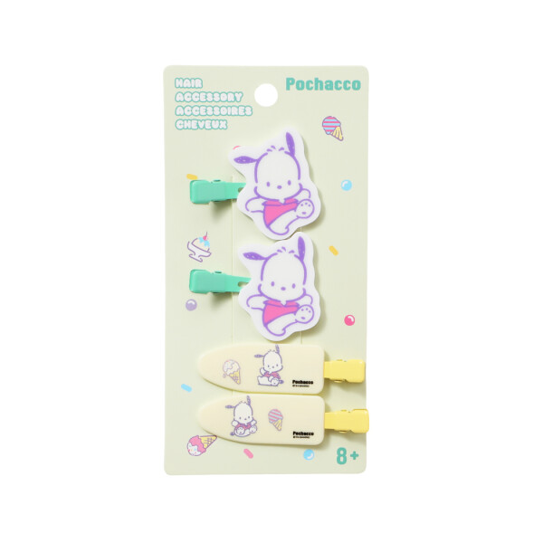 Clip de cabello Sanrio 4pcs Pochacco