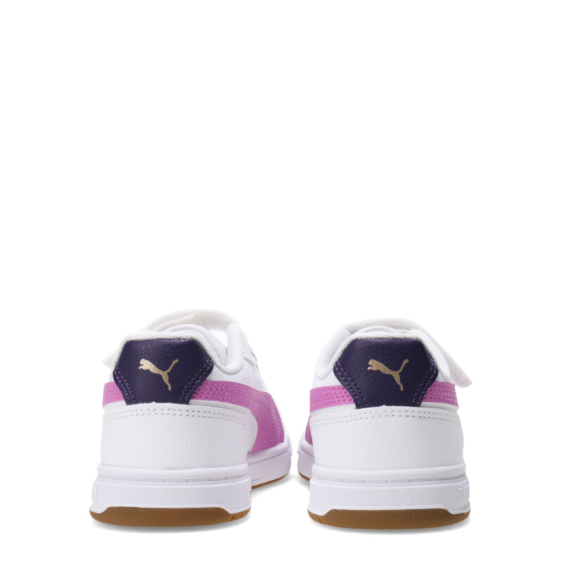 Championes de Niña Puma Caven Iii Ac Ps Blanco - Fucsia