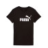 Remera de Mujer Puma Nº1 Logo W Negro - Blanco