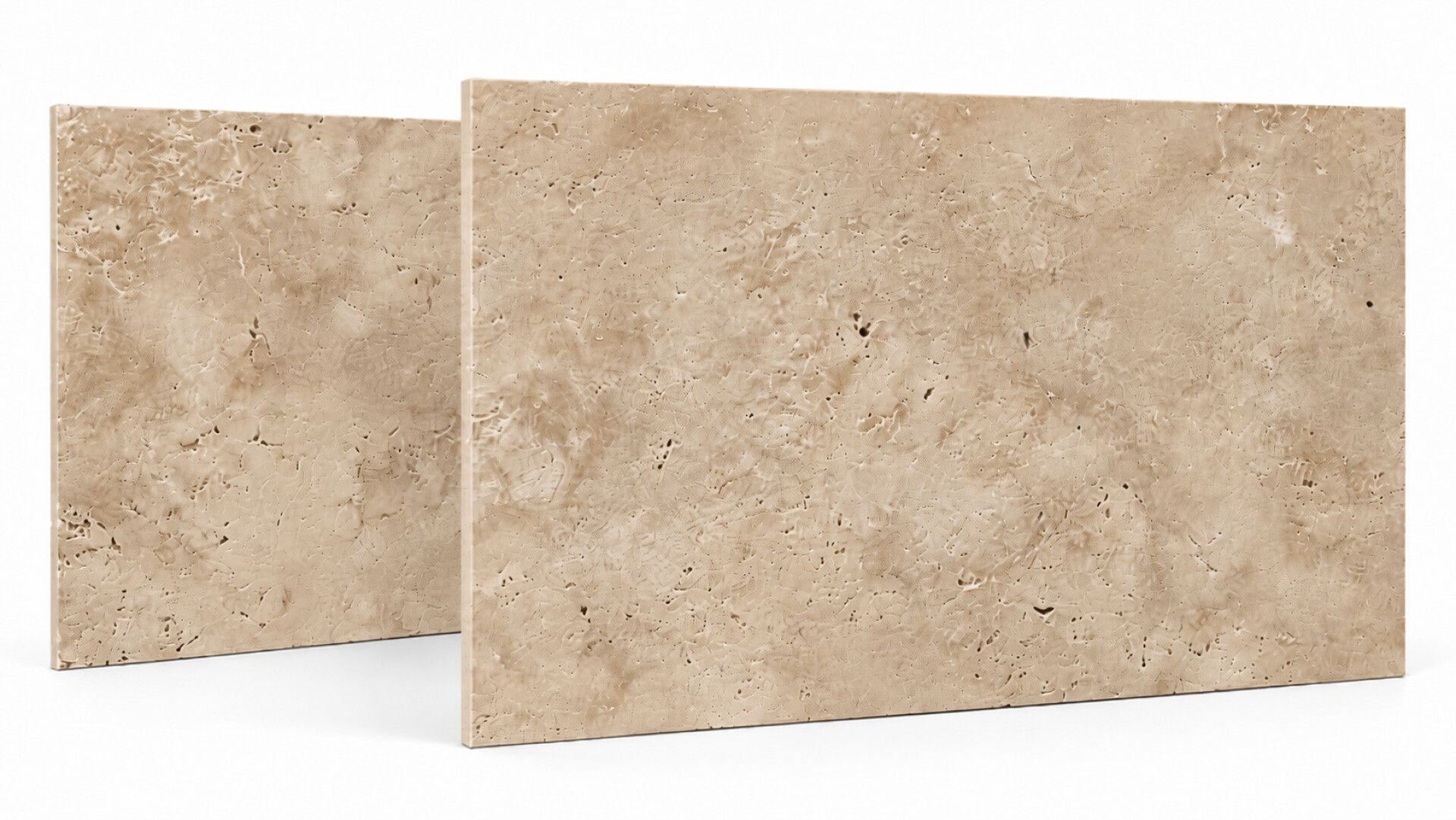 Revestimiento de Piedra Natural Travertino Hierropolis Brushed 40.5 x 61 cm 