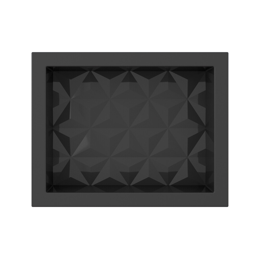 NICHO DE EMPOTRAR PARA DUCHA MARMOL SINTETÉTICO 40x30 CM COLOR NEGRO Nicho De Empotrar Para Ducha Marmol Sintetético 40x30 Cm Color Negro