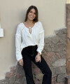 Blusa Camille blanco