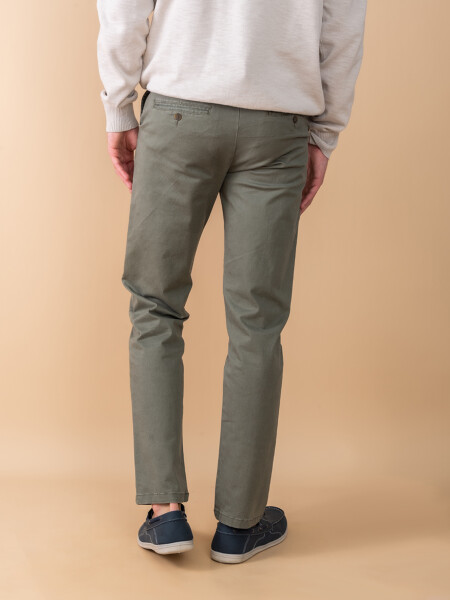 Pantalón chino Verde