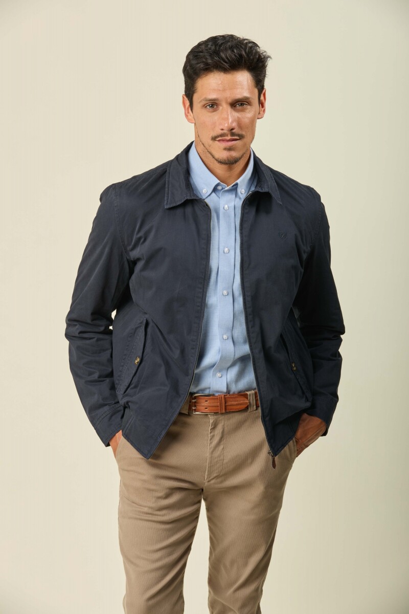 Campera Bomber - Azul Oscuro 