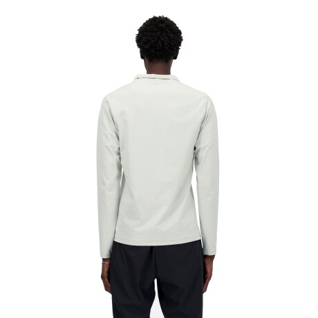Buzo New Balance de Hombre - SPACE DYE 1/4 ZIP - MT41915AG GREY