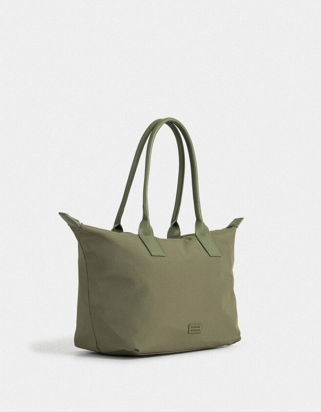 Mochilas Special Price Estampados Cartera Shopper - Verde Kaki