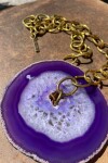 Agata Chain Necklaces Violeta