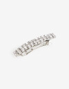 Hebillas Francesas Strass Hebilla Francesa Con Strass. - Plateado