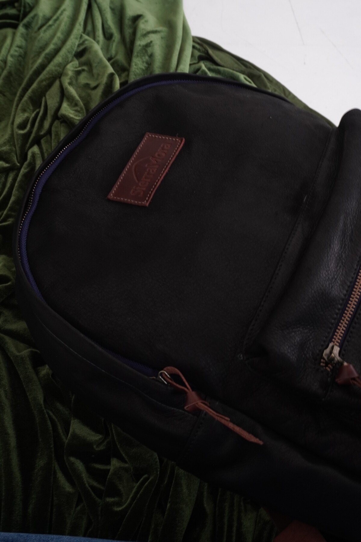 Mochila Moro Negro Blue Zip