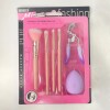 Set de Maquillaje de 6 Piezas con Brochas y Esponja N/a
