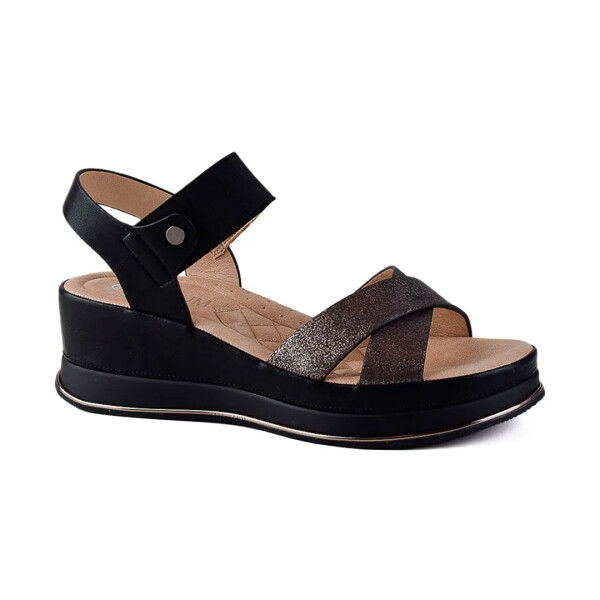 CASUAL TACO CORRIDO EMILY - KORIUM NEGRO