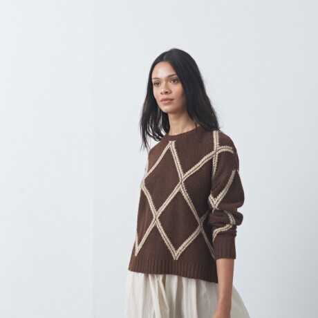 SWEATER LITAS Marrón oscuro