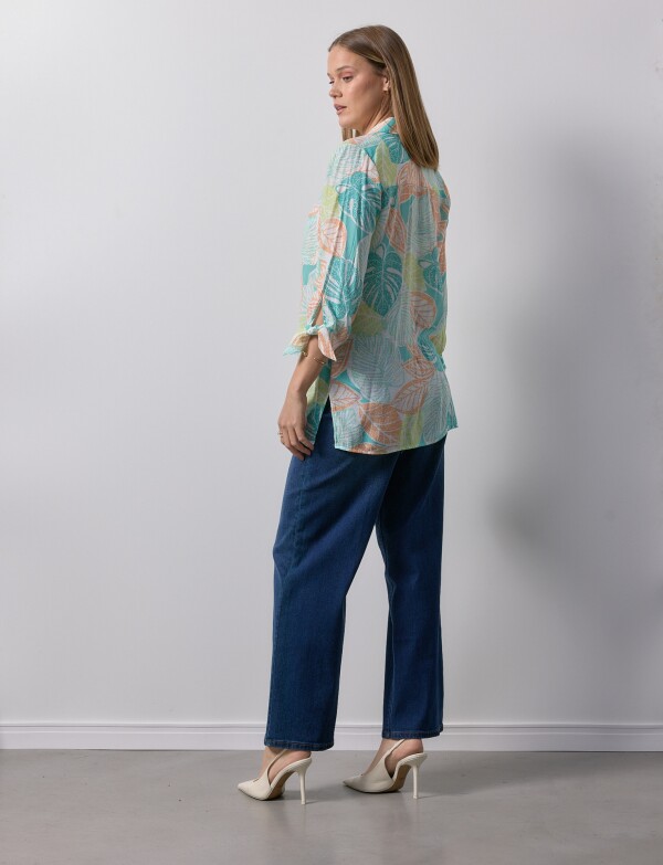Camisa Print MULTI/VERDE
