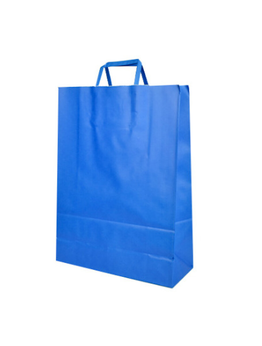 Bolsa lisa acuario 30x12x41 cm - AZUL 