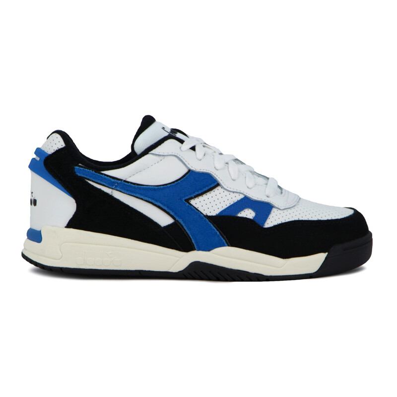 Championes Casuales Diadora Winner Unisex Blanco-Negro