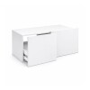 Mueble de baño suspendido BLISS Blanco 80 cm sin bacha Mueble De Baño Suspendido Bliss Blanco 80 Cm Sin Bacha