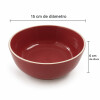 Bowl de Cerámica Copenhague 15cm Rojo - Por unidad Bowl de Cerámica Copenhague 15cm Rojo - Por unidad