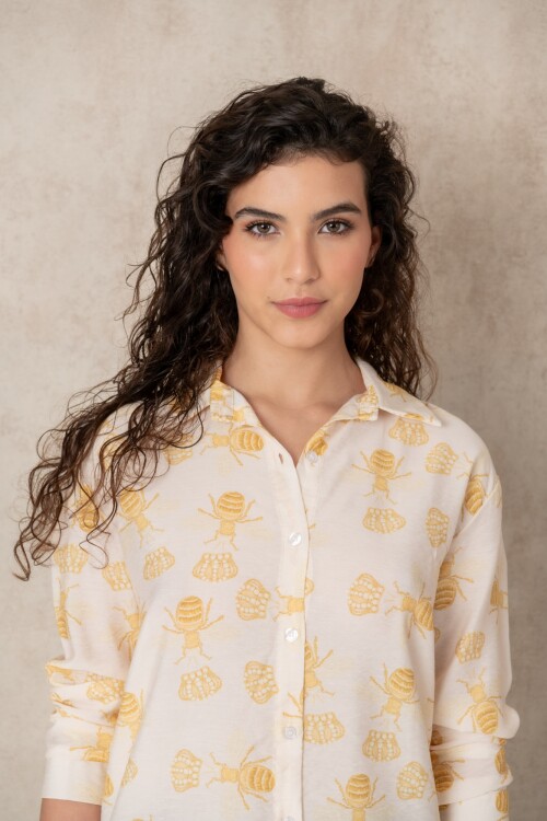 Camisa estampada Bee