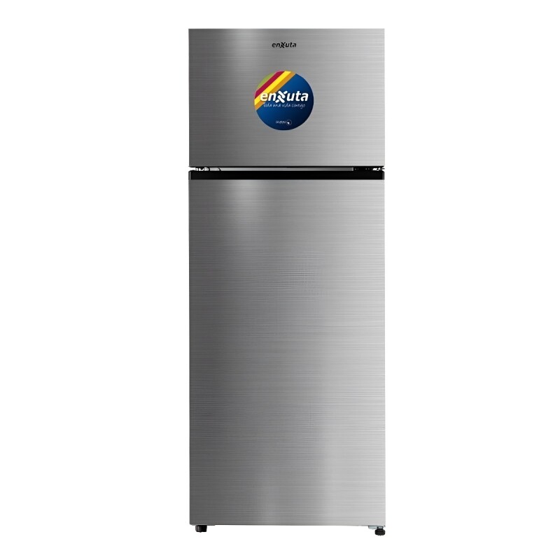 Heladera con freezer Enxuta RENX16200FH color silver con capacidad de 205L Heladera Con Freezer Enxuta Renx16200fh Color Silver Con Capacidad De 205l