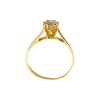 Anillo Solitario-Oro bajo-Piedra Zirconia-AN8064 conpiedra