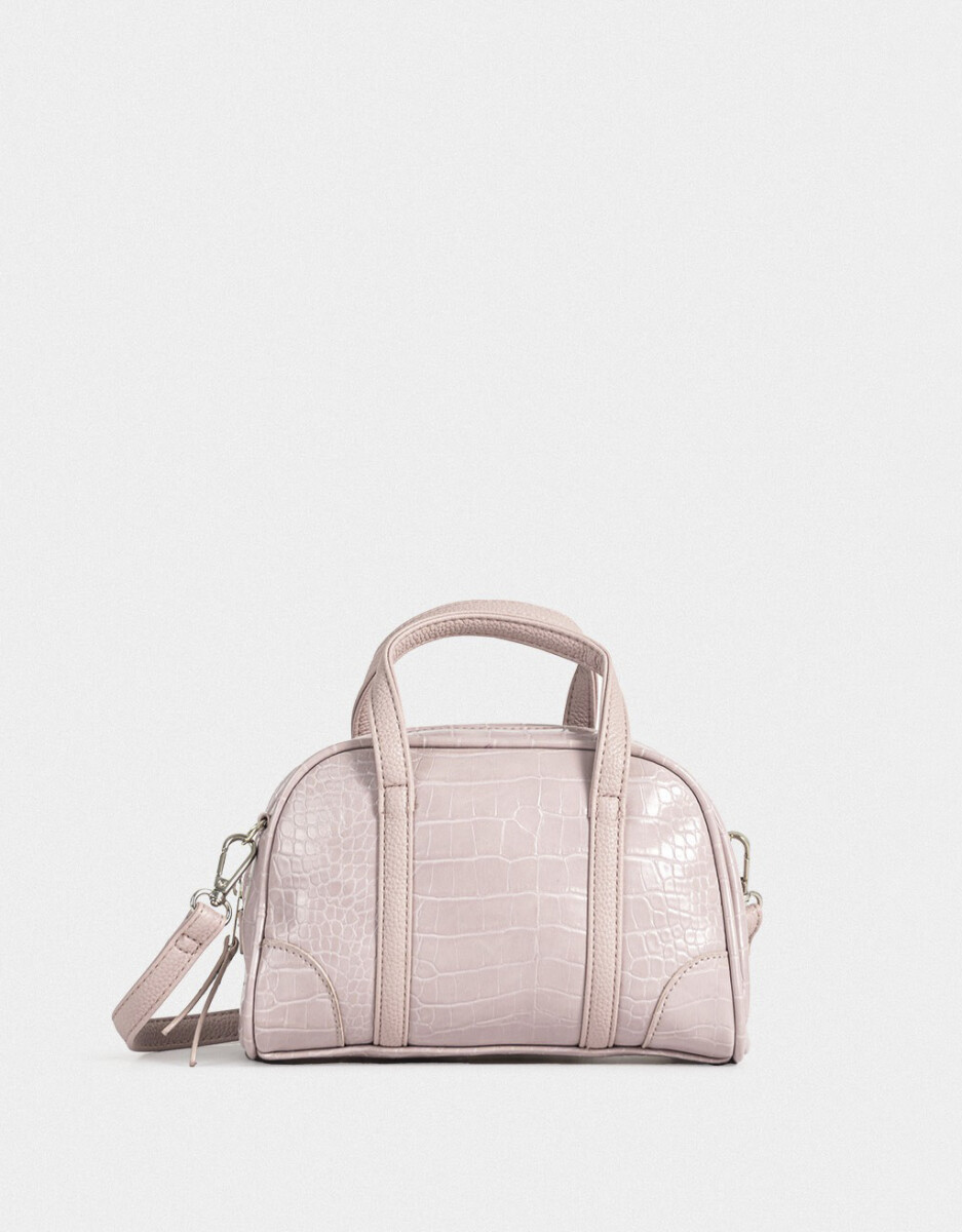 Cartera Bowling Efecto Croco 