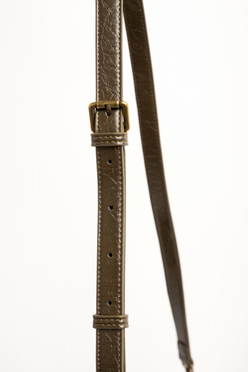 Cartera Con Charm Oliva