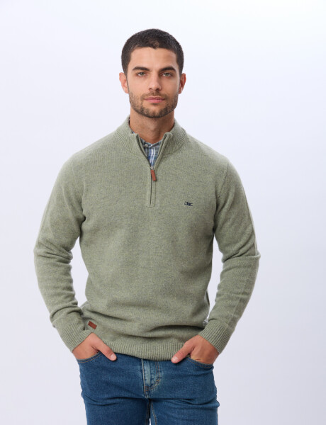 BUZO LANA Verde Claro