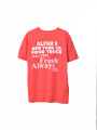 REMERA OVER ESTAMPA ROJO
