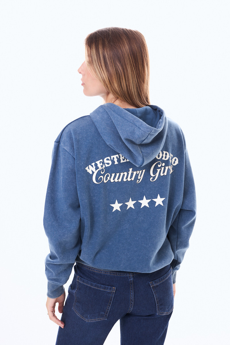 Buzo de felpa Itacare Azul