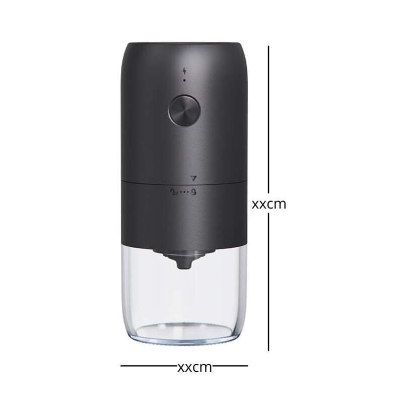 Molinillo café eléctrico recargable muelas cerámicas NEGRO