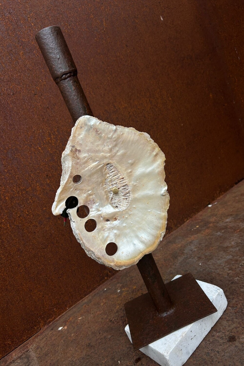 Nácar Lamp óxido
