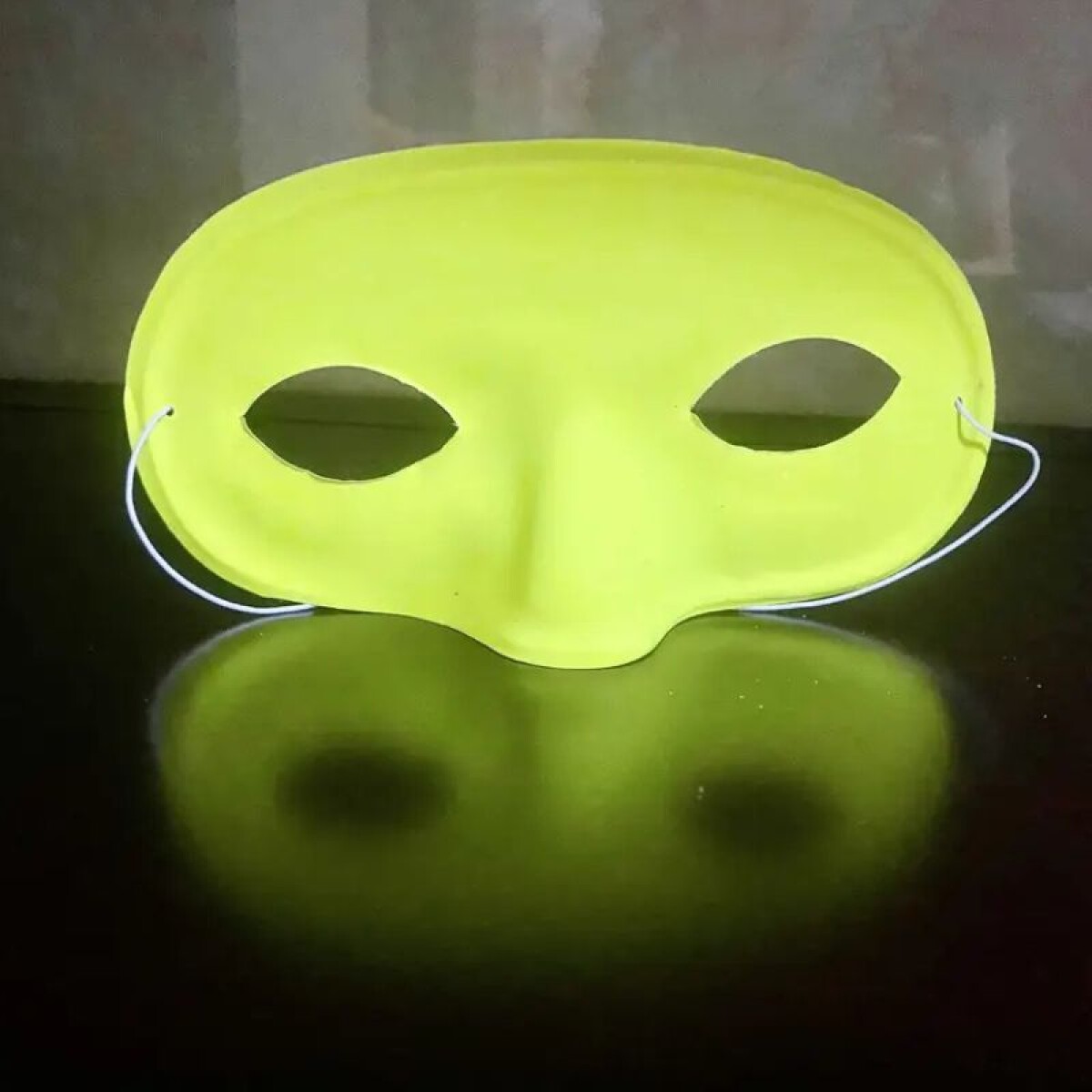 Antifaz Fluo x12 - Amarillo 