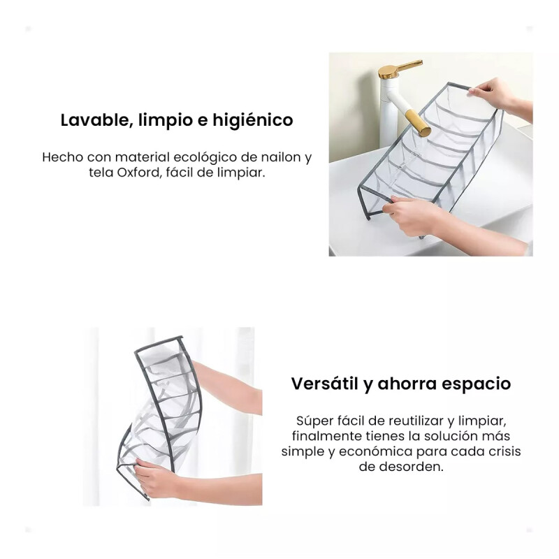Organizador Ropa Almacenamiento Pantalones Buzos Traslucido Organizador Ropa Almacenamiento Pantalones Buzos Traslucido