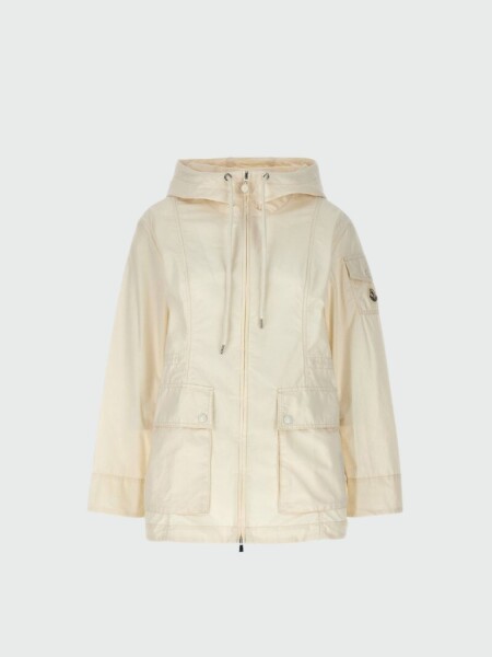 Moncler - Parka con bolsillos, LEANDRO Blanco