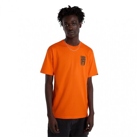 CAMISETA VANS AVE Black/orange