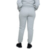 Pantalón Diadora Mujer Con Felpa Gris Melange